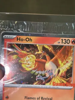 Pokemon Ho-Oh 010/086 GameStop Holo Promo Holo NM Sealed with Swirl - Image 2