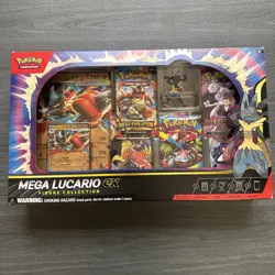 *SEALED* Pokemon Mega Lucario ex Premium Figure Collection - Image 1