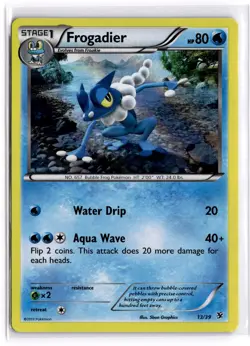 Pokemon TCG Frogadier 13/39 Kalos Starter Set XY Deck Exclusive Holo - Image 1