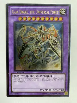 Gaia Drake, the Universal Force Ultimate STBL-EN039 Starstrike Blast 1st Ed LP - Image 5