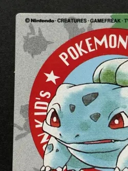 Pokemon Kid's mini card Bulbasaur NO.2 Japanese 1997 Pokemon TCG NINTENDO BANDAI - Image 2
