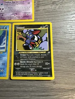 Pokemon Wotc Neo Revelation 3 Rare Vintage Card Collection Lot Starmie Kingdra - Image 3