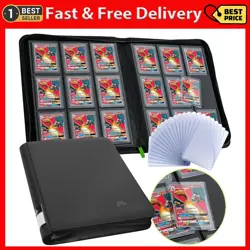 Funguys Toploader Binder, Trading Card Binder Storage, 252 9 Pocket Top Loader B - Image 1