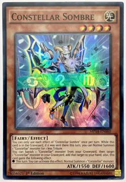 MP14-EN060 Constellar Sombre - Super Rare 1st Edition Lightly Played YuGiOh Card - Image 1