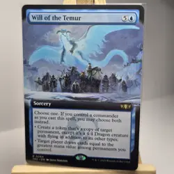 Will of the Temur (Extended Art) Commander: Tarkir: Dragonstorm Regular - Image 1