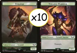 Tyranid \ Tyranid Warrior Token x10 Lot - #17/19 - Warhammer 40,000 - NM-LP MTG - Image 1