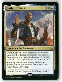 Oath of Teferi R Dominaria 200 NM - Image 1