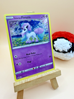 Galarian Ponyta SWSH013 Promo Holo Near Mint Condition Black Star Promo - Image 1