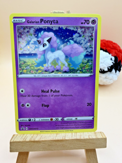 Galarian Ponyta SWSH013 Promo Holo Near Mint Condition Black Star Promo - Image 2