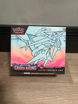 Pokemon Chaos Rising Pokemon Center ETB. Sealed Brand New. Small Tear - Image 1