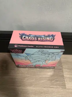 Pokemon Chaos Rising Pokemon Center ETB. Sealed Brand New. Small Tear - Image 2