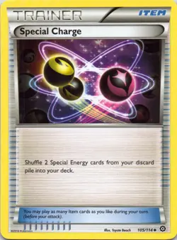 Special Charge - Pokemon TCG Steam Siege 105/114 Uncommon Near Mint NM - Image 1
