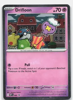 Pokemon DRIFLOON 005 Holo ME: Mega Evolution Promo HOLO NM - Image 1