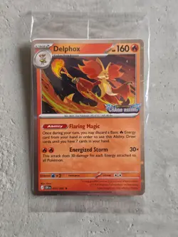 Delphox 013/086 Chaos Rising Holo Stamped Promo Pokemon TCG - Image 1