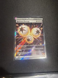 Pokemon Ignition Energy 124/094 ME02 Phantasmal Flames Ultra Rare Holo Eng NM - Image 1