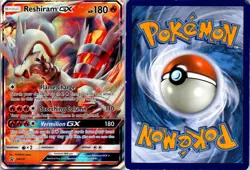 Reshiram GX - SM137 Sun & Moon Promo Pokemon TCG Holo P HP - Image 3