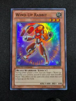 Yugioh - Wind-up Rabbit CT09-EN010 Limited Super Rare NM - Image 1