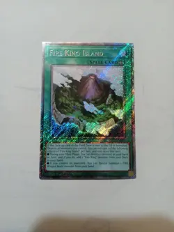 YuGiOh! Fire King Island - RA03-EN059 - Platinum Secret Rare 1st Edition - NM/M - Image 1