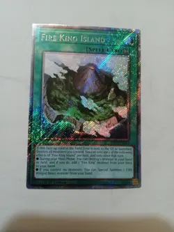 YuGiOh! Fire King Island - RA03-EN059 - Platinum Secret Rare 1st Edition - NM/M - Image 2