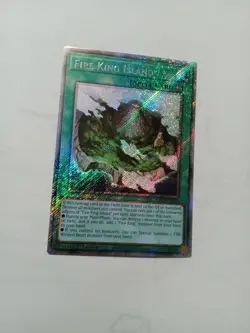 YuGiOh! Fire King Island - RA03-EN059 - Platinum Secret Rare 1st Edition - NM/M - Image 3
