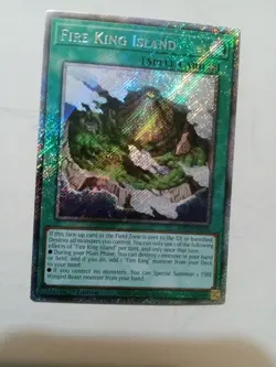 YuGiOh! Fire King Island - RA03-EN059 - Platinum Secret Rare 1st Edition - NM/M - Image 4