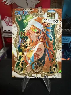 One Piece Anime Nami Waifu Collectible Card Non-Tcg Holo SR - Image 1