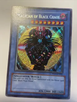 Magician of Black Chaos Secret Rare Card PP01-EN001 (LP) - Image 3