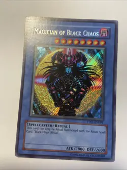 Magician of Black Chaos Secret Rare Card PP01-EN001 (LP) - Image 4