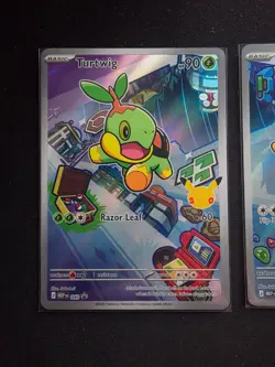 Pokemon First Partner Illustration Collection Series 1 x6 cards Gen 4 & 7 Piplup - Image 3