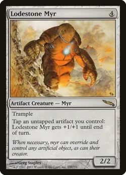 Lodestone Myr 1x MtG Mirrodin MRD PLAYED - Image 1
