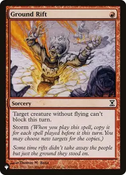 MTG - Ground Rift - The List - MB2 - Magic the Gathering - Image 1