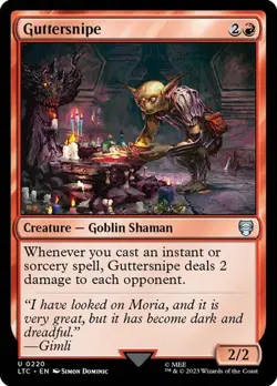 MTG - Guttersnipe - Lord of the Rings Commander - Magic the Gathering - Image 1