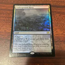MTG Underground River The Brothers' War 267/287 Foil Rare - Image 1