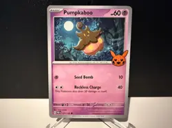 2024 Pokemon Pumpkaboo 077 Halloween Trick or Trade Paradox Rift Card NM+ - Image 1