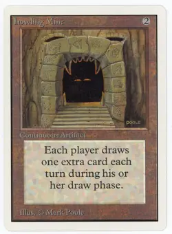 MTG Howling Mine, Unlimited, Near Mint, English - Image 1