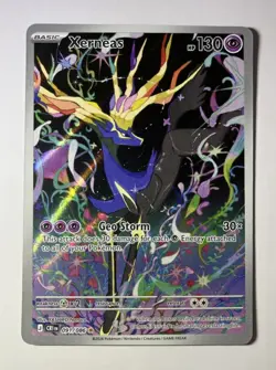 Pokemon TCG Xerneas 091/086 Chaos Rising ENGLISH Illustration Rare Pack Fresh - Image 1