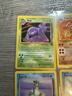 Pokemon Wotc Fossil 4 Rare Vintage Card Collection Lot Articuno Lapras Muk - Image 2