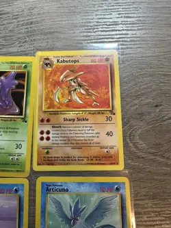 Pokemon Wotc Fossil 4 Rare Vintage Card Collection Lot Articuno Lapras Muk - Image 3