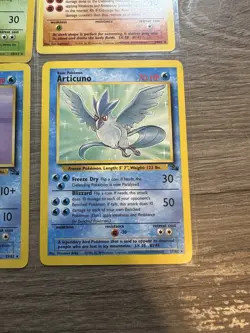 Pokemon Wotc Fossil 4 Rare Vintage Card Collection Lot Articuno Lapras Muk - Image 4