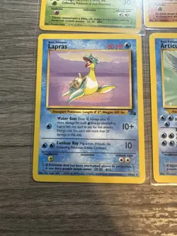 Pokemon Wotc Fossil 4 Rare Vintage Card Collection Lot Articuno Lapras Muk - Image 5