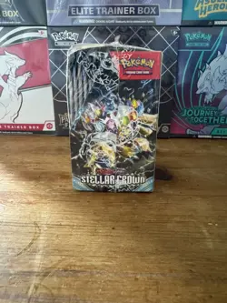 Pokemon TCG: Stellar Crown – Half Booster Box (18 Packs) - Sealed - Image 3