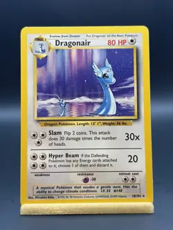 Pokemon TCG Dragonair Base Set 18/102 Non-Holo Unlimited Rare - Image 1