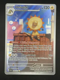 2026 Pokemon Ascended Heroes Heliolisk Illustration Rare #229/217 - Image 3