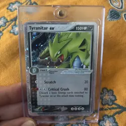 Tyranitar EX Pop Series 1 Cosmos Holo Foil Rare #17/17 2004 Pokemon - Image 1