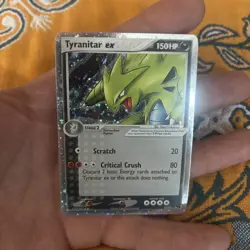 Tyranitar EX Pop Series 1 Cosmos Holo Foil Rare #17/17 2004 Pokemon - Image 3