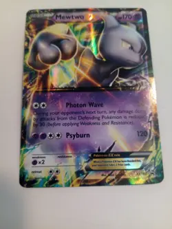 Pokemon Company Mewtwo-EX XY183 XY Black Star Promo Full Art Holo 170HP (LP) - Image 1
