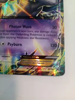 Pokemon Company Mewtwo-EX XY183 XY Black Star Promo Full Art Holo 170HP (LP) - Image 4