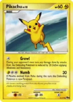 Moderately Played Pikachu - 15/17 - Common Pokemon POP Series 9 - Image 1