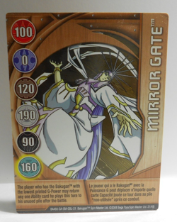 Bakugan Card - Mirror Gate - Copper Gate Card - BA460 - 21/48i - 2008 - Image 1