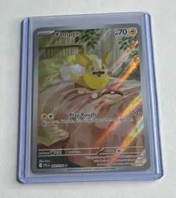 YAMPER 099/094 PHANTASMAL FLAMES ILLUSTRATION RARE POKEMON NM/M - Image 1